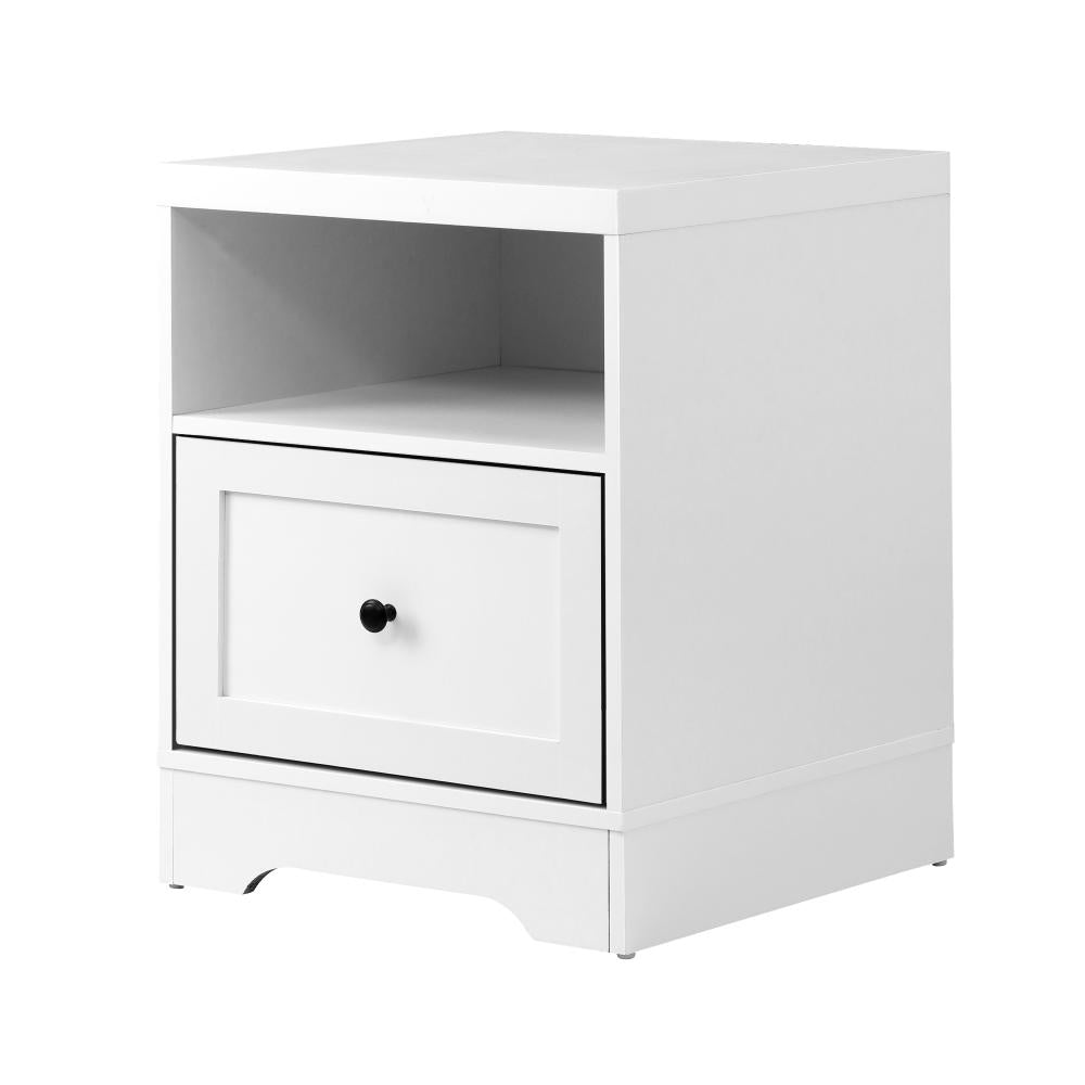 Oikiture 2PCS Bedside Tables Nightstand Hamptons Furniture-Bedside Tabless-PEROZ Accessories