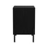 Oikiture 2x Bedside Table 2 Drawers Side End Nightstand Walnut-Bedside Tables-PEROZ Accessories