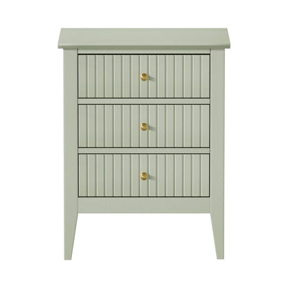 Oikiture Bedside Tables Set of 2 Side End Nightstand Green-Bedside Table-PEROZ Accessories