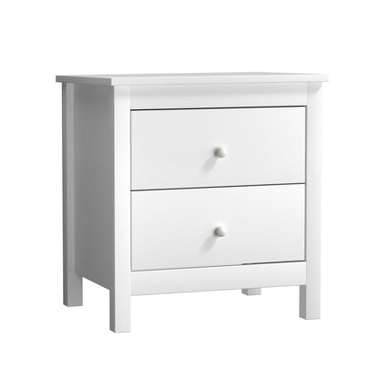 Oikiture Bedside Tables Set of 2 Nightstand Side Table-Bedside Table-PEROZ Accessories