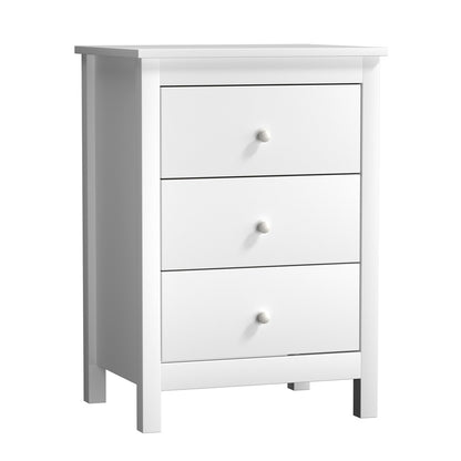 Oikiture Bedside Tables Set of 2 Nightstands White-Bedside Table-PEROZ Accessories