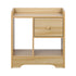 Oikiture Bedside Tables Set of 2 Nightstand Shelf Natural-Bedside Table-PEROZ Accessories
