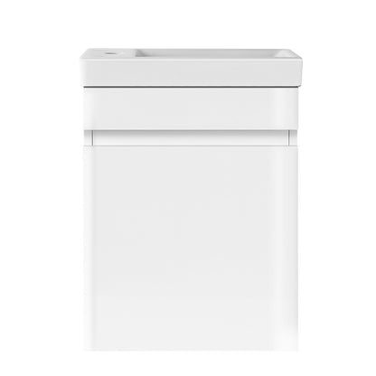 Cefito Vanity Unit 400mm with Basin White-Furniture &gt; Bathroom &gt; Bathroom Cabinets, Cupboards &amp; Storage-PEROZ Accessories