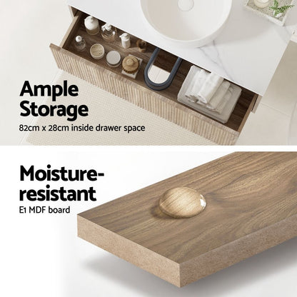 Cefito Vanity Unit 915mm Oak-Furniture > Bathroom > Vanity Units-PEROZ Accessories