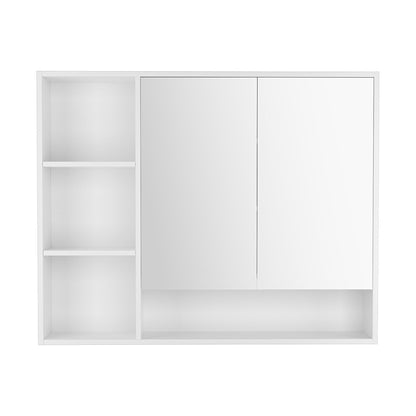 Cefito Bathroom Mirror Cabinet 100CM Vanity Medicine Wall Mounted Storage White-Furniture &gt; Bathroom &gt; Bathroom Cabinets, Cupboards &amp; Storage-PEROZ Accessories