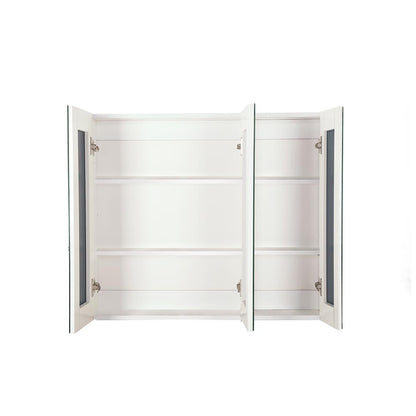 Cefito Bathroom Vanity Mirror with Storage Cabinet - White-Furniture &gt; Bathroom &gt; Bathroom Cabinets, Cupboards &amp; Storage-PEROZ Accessories