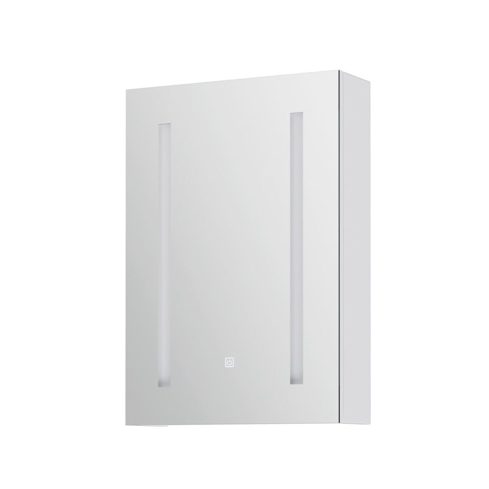 Bathroom Mirror Cabinet LED 500x720mm Medicine Wall Storage-Health &amp; Beauty &gt; Cosmetic Storage &gt; Makeup Organisation &amp; Storage-PEROZ Accessories