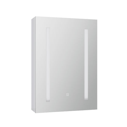 Bathroom Mirror Cabinet LED 500x720mm Medicine Wall Storage-Health &amp; Beauty &gt; Cosmetic Storage &gt; Makeup Organisation &amp; Storage-PEROZ Accessories