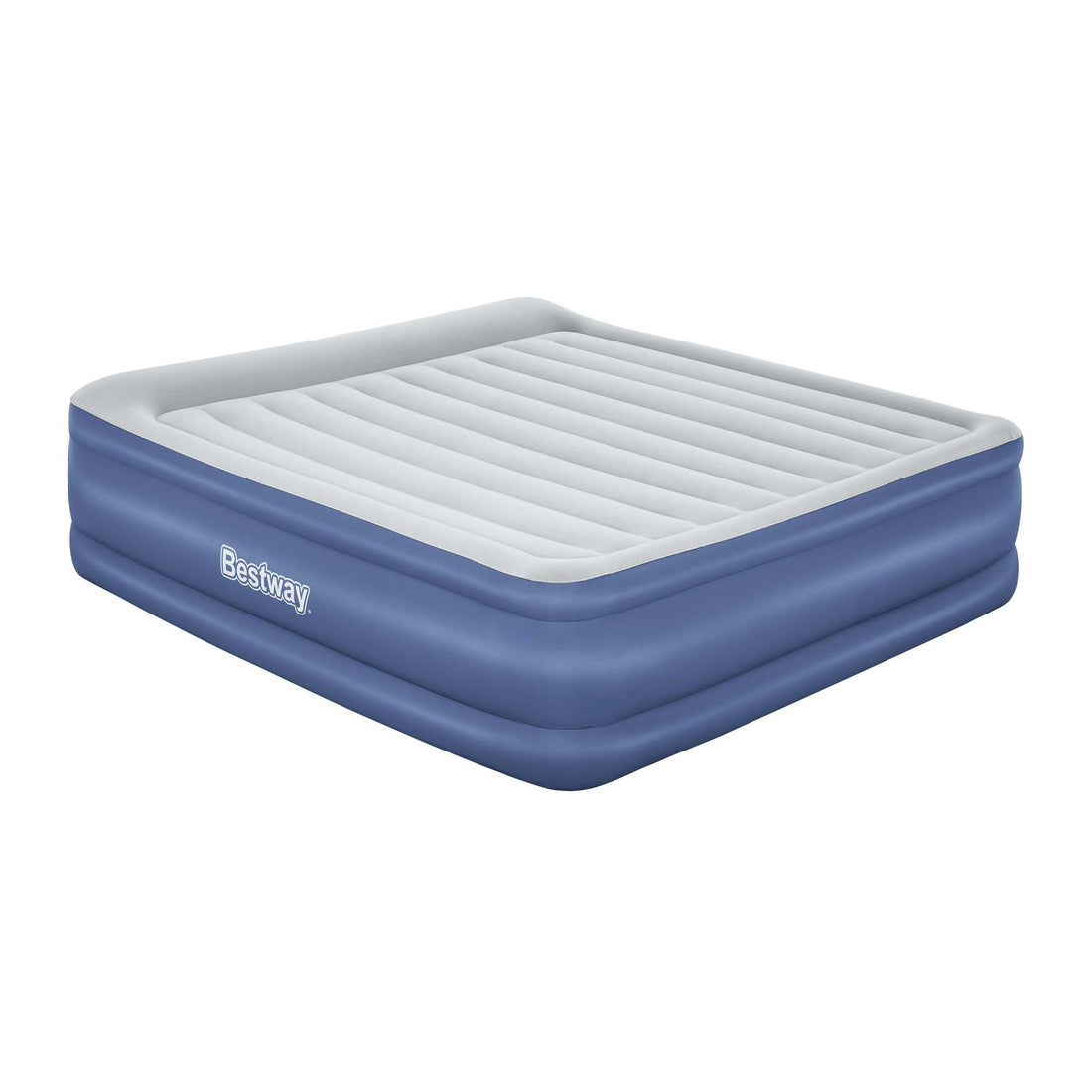 Bestway Air Mattress King Inflatable Bed 56cm Airbed Blue-Home &amp; Garden > Inflatable Mattress-PEROZ Accessories