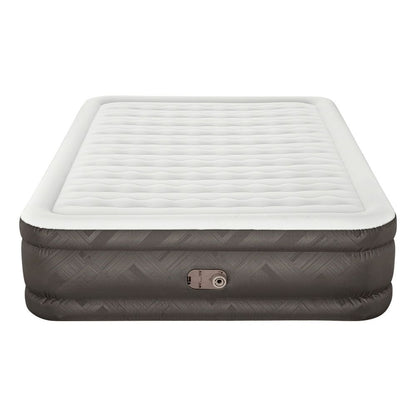 Bestway Queen Air Mattress with Built-in Pump Fortech Inflatable Bed 46cm