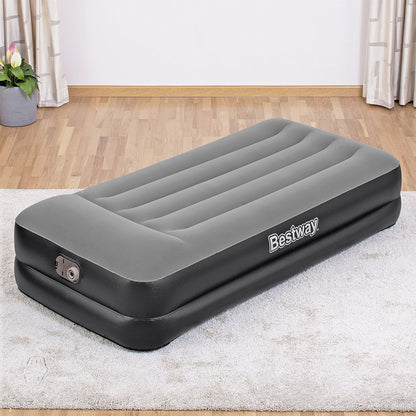 Bestway Air Mattress Single Inflatable Bed 46cm Airbed Black-Mattresses-PEROZ Accessories