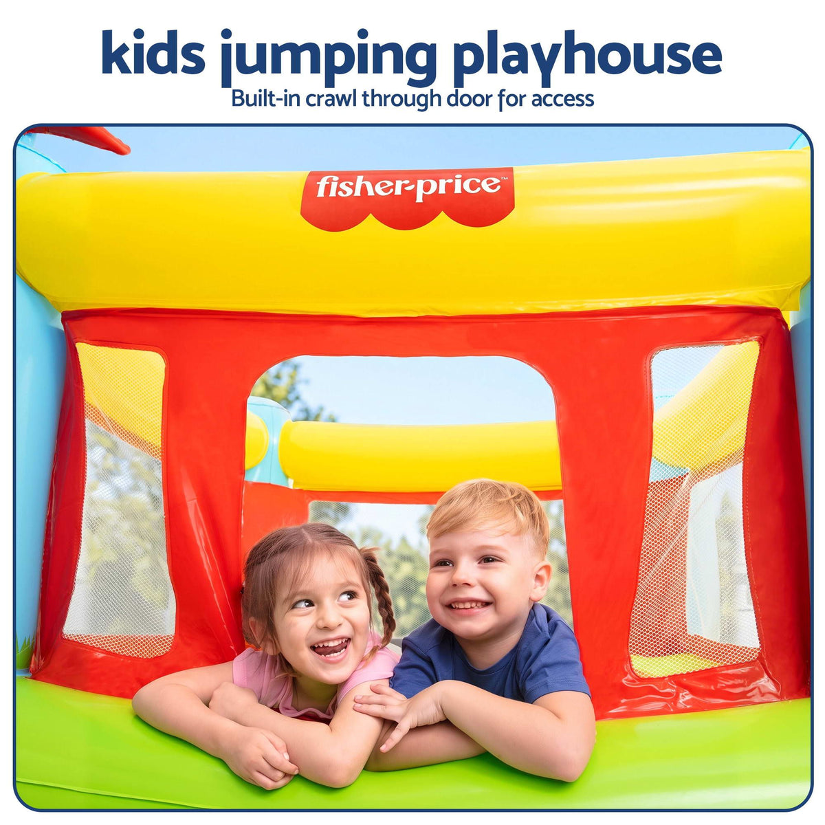 Bestway Kids Inflatable Jumping Castle Trampoline House 173cmx175cmx135cm-Home &amp; Garden > Pool &amp; Accessories > Pool Toys &amp; Inflatables-PEROZ Accessories