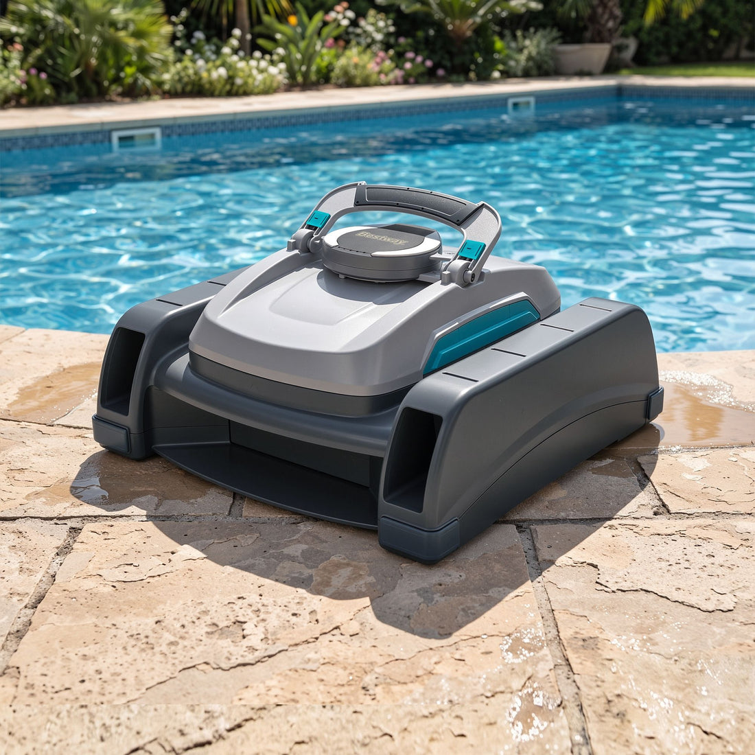 Bestway Robotic Pool Cleaner Automatic Vacuum Surface Skimmer Above Ground 2-in-1-Home &amp; Garden > Pool &amp; Accessories > Pool Sweeps &amp; Vacuums-PEROZ Accessories