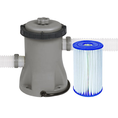 Bestway Pool Pump Cartridge Filter 330GPH 1249L/H Flowclear™ Filters Cleaner-Tools &gt; Pumps &gt; Pool Pumps-PEROZ Accessories