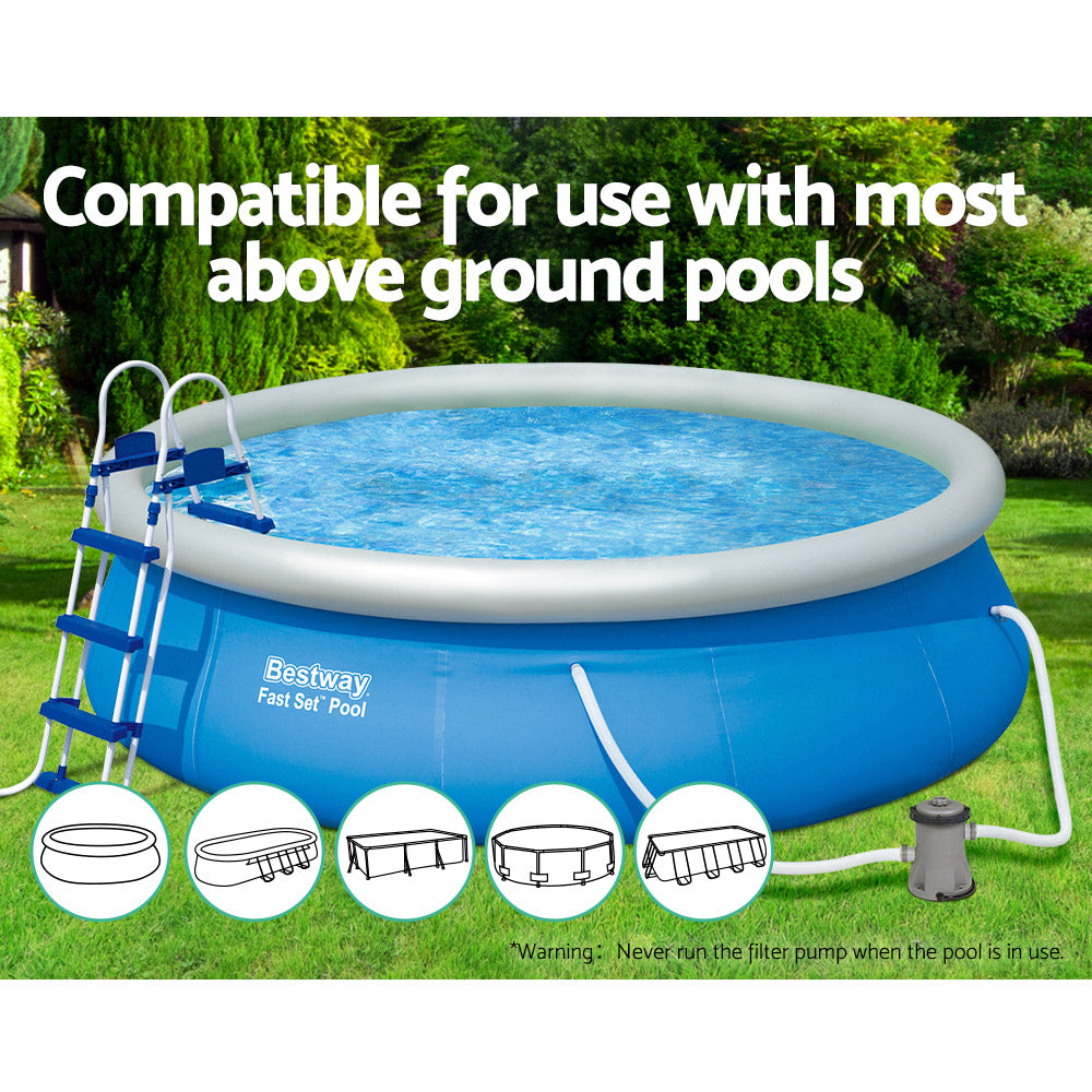 Bestway Pool Pump Cartridge Filter 330GPH 1249L/H Flowclear™ Filters Cleaner-Tools &gt; Pumps &gt; Pool Pumps-PEROZ Accessories
