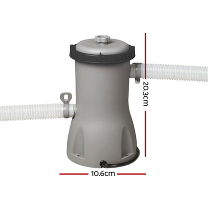 Bestway Pool Pump Cartridge Filter 800GPH 3028L/H Flowclear Filters Cleaner-Tools &gt; Pumps &gt; Pool Pumps-PEROZ Accessories