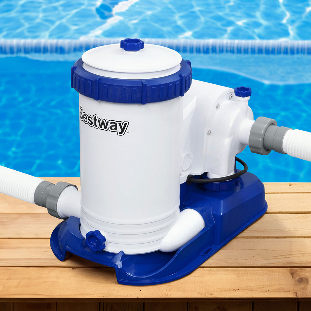 Bestway Pool Pump Cartridge Filter 2500GPH 9463L/H Flowclear™ Filters Cleaner-Tools &gt; Pumps &gt; Pool Pumps-PEROZ Accessories
