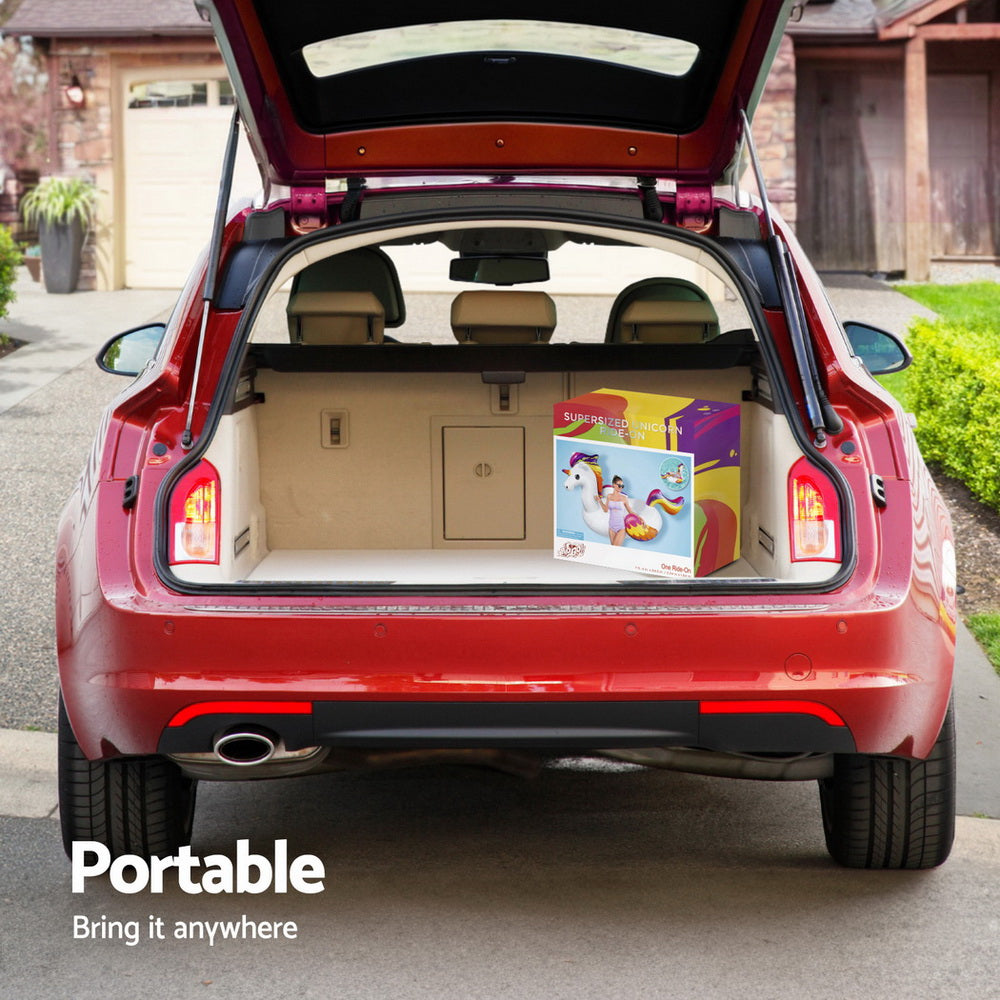 Bestway Unicorn Float Rider Inflatable Ride On Floating Pool Lounger 224x156CM-Home &amp; Garden &gt; Pool &amp; Accessories &gt; Pool Toys &amp; Inflatables-PEROZ Accessories