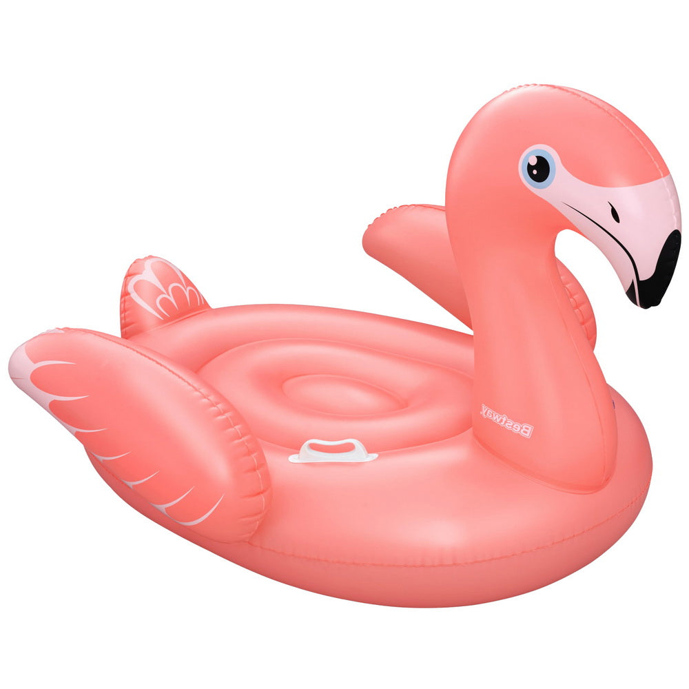 Bestway Flamingo Float Rider Inflatable Ride On Floating Pool Lounger 148x127CM-Home &amp; Garden &gt; Pool &amp; Accessories &gt; Pool Toys &amp; Inflatables-PEROZ Accessories