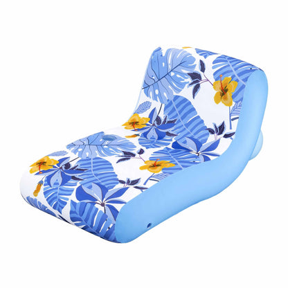 Bestway Inflatable Pool Float Sun Lounger with Cup Holder 163x94cm Blue-Home &amp; Garden > Pool &amp; Accessories > Pool Toys &amp; Inflatables-PEROZ Accessories