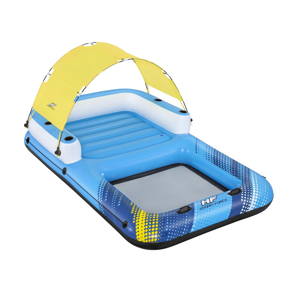 Bestway Inflatable Floating Island Float Lounger Sunshade Pool Bed 3.05Mx1.86M-Home &amp; Garden &gt; Pool &amp; Accessories &gt; Pool Toys &amp; Inflatables-PEROZ Accessories