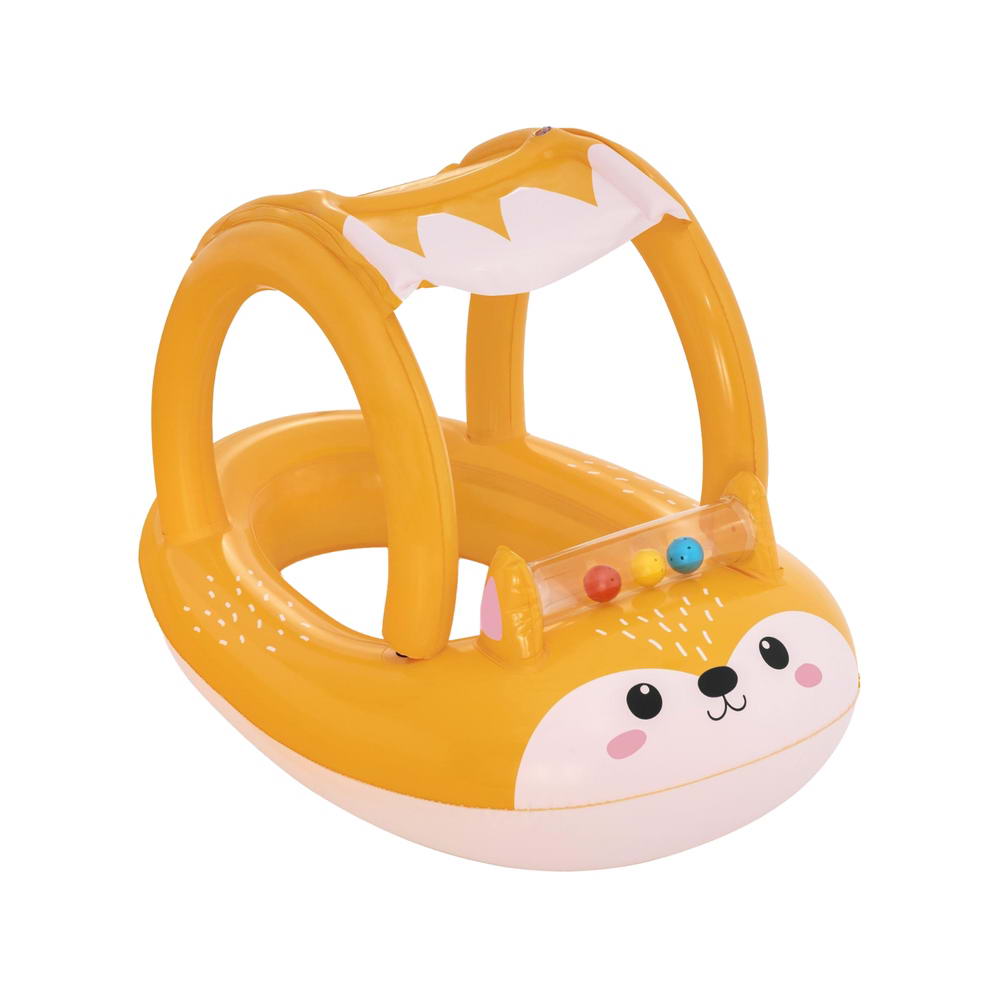 Bestway Kids Inflatable Fox Swim Float Floating Seat Canopy Pool Toys 94x66CM-Home &amp; Garden &gt; Pool &amp; Accessories &gt; Pool Toys &amp; Inflatables-PEROZ Accessories