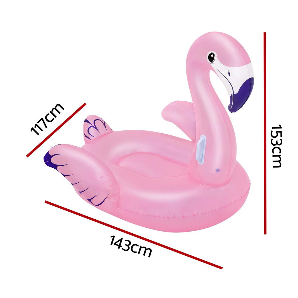 Bestway Flamingo Rider Ride On Float Floating Seat Pool Lounger 1.43Mx1.53M-Home &amp; Garden &gt; Pool &amp; Accessories &gt; Pool Toys &amp; Inflatables-PEROZ Accessories