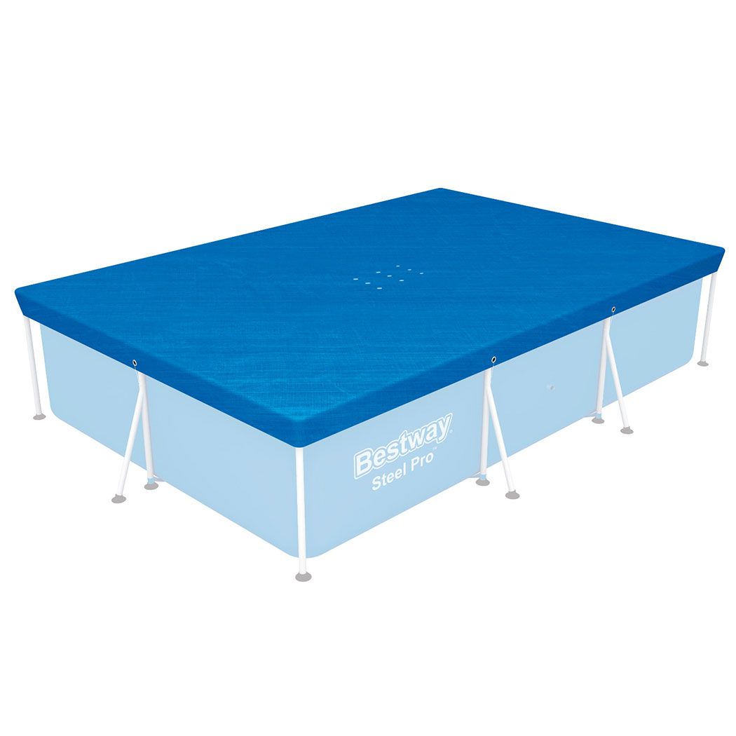 Bestway Pool Cover 58106 Fits 3x2.01m Above Ground Swimming Pool PE Blanket-Home &amp; Garden > Pool &amp; Accessories > Pool Covers &amp; Accessories-PEROZ Accessories