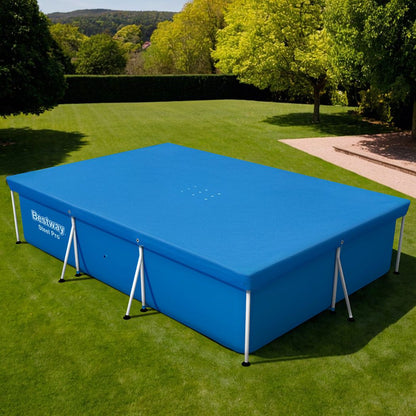 Bestway Pool Cover 58106 Fits 3x2.01m Above Ground Swimming Pool PE Blanket-Home &amp; Garden > Pool &amp; Accessories > Pool Covers &amp; Accessories-PEROZ Accessories