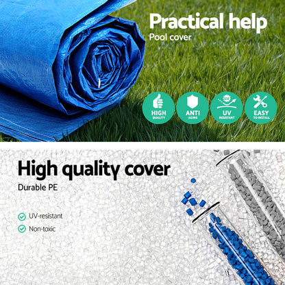 Bestway Pool Cover 58106 Fits 3x2.01m Above Ground Swimming Pool PE Blanket-Home &amp; Garden &gt; Pool &amp; Accessories &gt; Pool Covers &amp; Accessories-PEROZ Accessories
