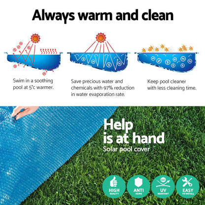 Bestway Pool Cover Solar Fits 4.17m Round Above Ground Swimming Pool Blanket-Home &amp; Garden &gt; Pool &amp; Accessories &gt; Pool Covers &amp; Accessories-PEROZ Accessories