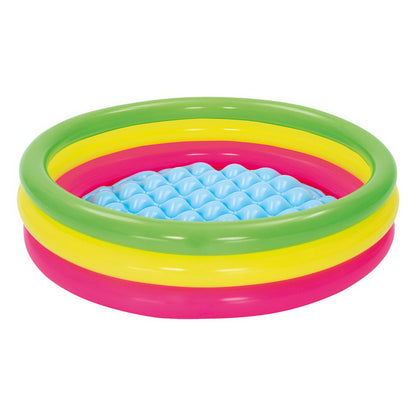 Bestway Kids Inflatable Pool Above Ground Round Splash Pool 102x102x25cm-Home &amp; Garden &gt; Pool &amp; Accessories &gt; Swimming Pools-PEROZ Accessories