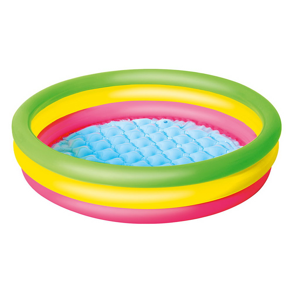 Bestway Kids Inflatable Pool Above Ground Round Splash Pool 102x102x25cm-Home &amp; Garden &gt; Pool &amp; Accessories &gt; Swimming Pools-PEROZ Accessories