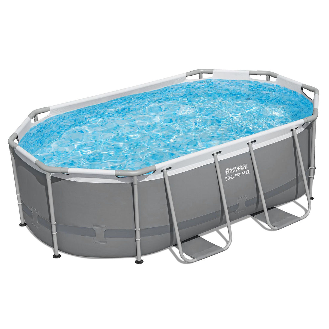 Bestway Swimming Pools 305cm x 200cm x 84cm Steel Above Ground Backyard Pool Set-Home &amp; Garden > Pool &amp; Accessories > Swimming Pools-PEROZ Accessories