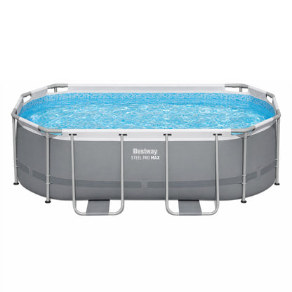Bestway Swimming Pools 305cm x 200cm x 84cm Steel Above Ground Backyard Pool Set-Home &amp; Garden > Pool &amp; Accessories > Swimming Pools-PEROZ Accessories