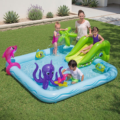 Bestway Kids Pool 239x206x86cm Inflatable Above Ground Play Pools 308L