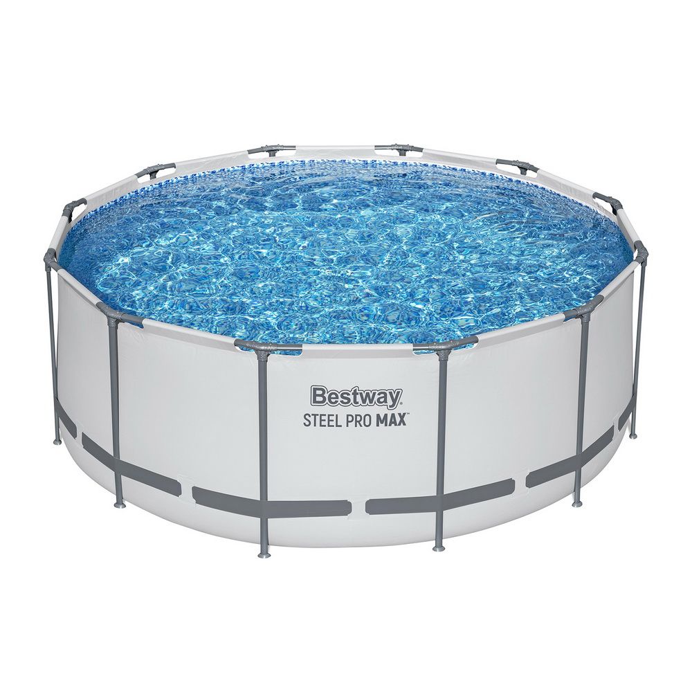 Bestway 366cm Swimming Pool Above Ground Pools Round Filter Pump Cover Ladder-Home &amp; Garden > Pool &amp; Accessories > Swimming Pools-PEROZ Accessories