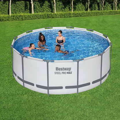 Bestway 366cm Swimming Pool Above Ground Pools Round Filter Pump Cover Ladder-Home &amp; Garden > Pool &amp; Accessories > Swimming Pools-PEROZ Accessories