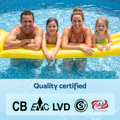 Bestway Swimming Pools 396cm x 107cm Steel Above Ground Canopy Backyard Pool Set White-Home &amp; Garden > Pool &amp; Accessories > Swimming Pools-PEROZ Accessories