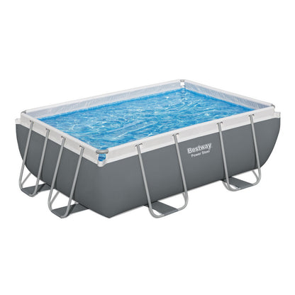 Bestway Swimming Pool 282x196x84cm Steel Frame Above Ground Pools Filter Pump 3662L-Home &amp; Garden &gt; Pool &amp; Accessories &gt; Swimming Pools-PEROZ Accessories