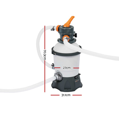 Bestway Pool Pump Sand Filter 800GPH 3028L/H Pools Flowclear Filters-Home &amp; Garden &gt; Pool &amp; Accessories &gt; Swimming Pools-PEROZ Accessories