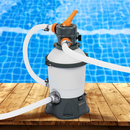 Bestway Pool Pump Sand Filter 800GPH 3028L/H Pools Flowclear Filters-Home &amp; Garden &gt; Pool &amp; Accessories &gt; Swimming Pools-PEROZ Accessories