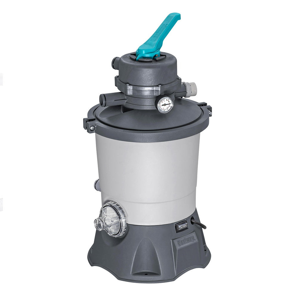 Bestway Pool Pump Sand Filter 800GPH 3028L/H Pools Flowclear Filters-Home &amp; Garden > Pool &amp; Accessories > Swimming Pools-PEROZ Accessories