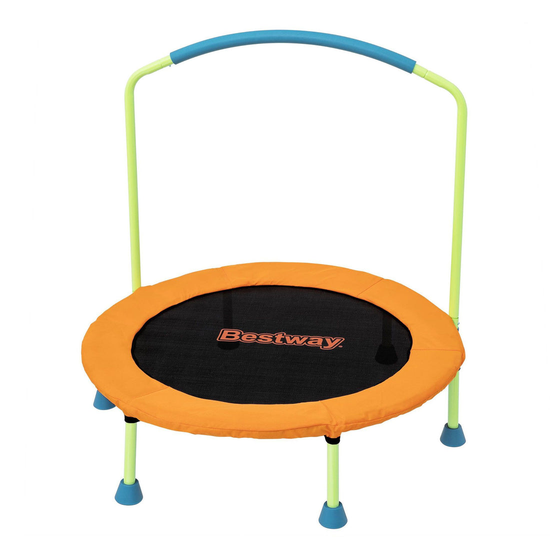 Bestway 36inch Kids Trampoline Foldable Rebounder Fitness for Ages 3+ Orange-Sports &amp; Fitness > Trampolines > Trampolines &amp; Accessories-PEROZ Accessories