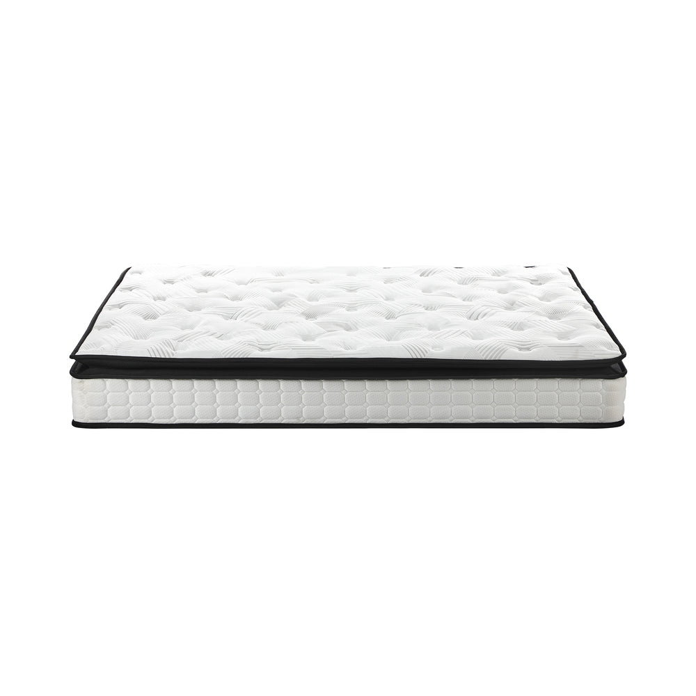 Bedra Double Mattress 22CM Cool Gel Foam Bonnell Spring with Pillows-Mattress-PEROZ Accessories