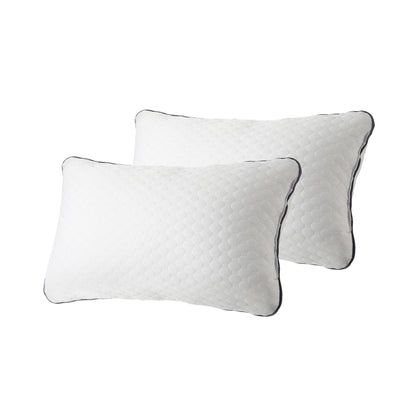 Bedra Double Mattress Cool Gel Foam Pocket Spring 34CM with Pillows-Mattress-PEROZ Accessories