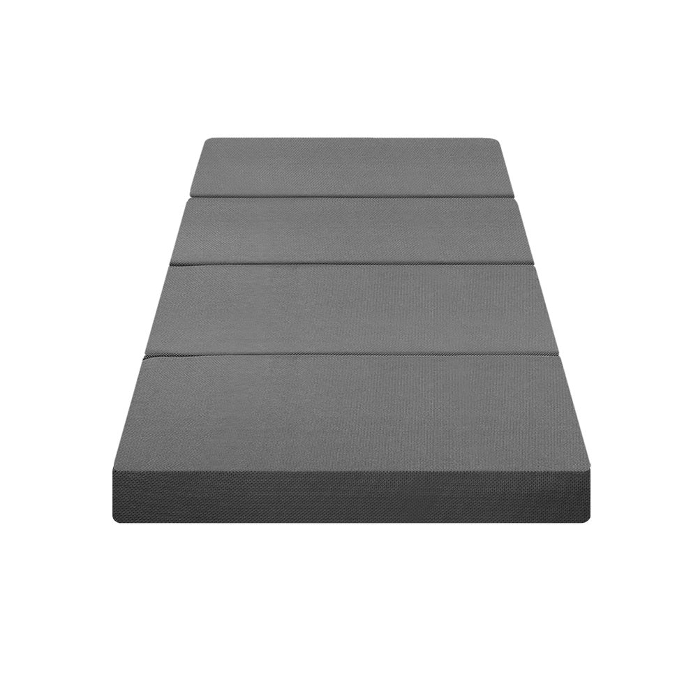 Bedra Foldable Mattress Bamboo 4 Fold Camping Floor Cushion-Folding Mattress Cushion-PEROZ Accessories