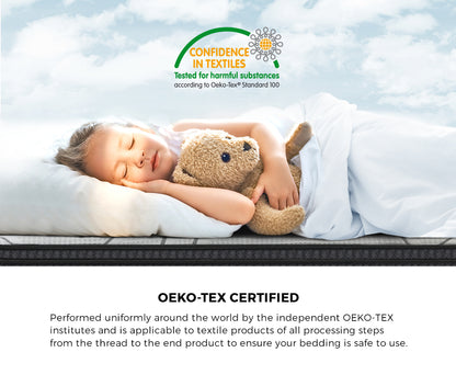 Bedra King Single Mattress 22CM Cool Gel Foam Bonnell Spring with Pillow-Mattress-PEROZ Accessories