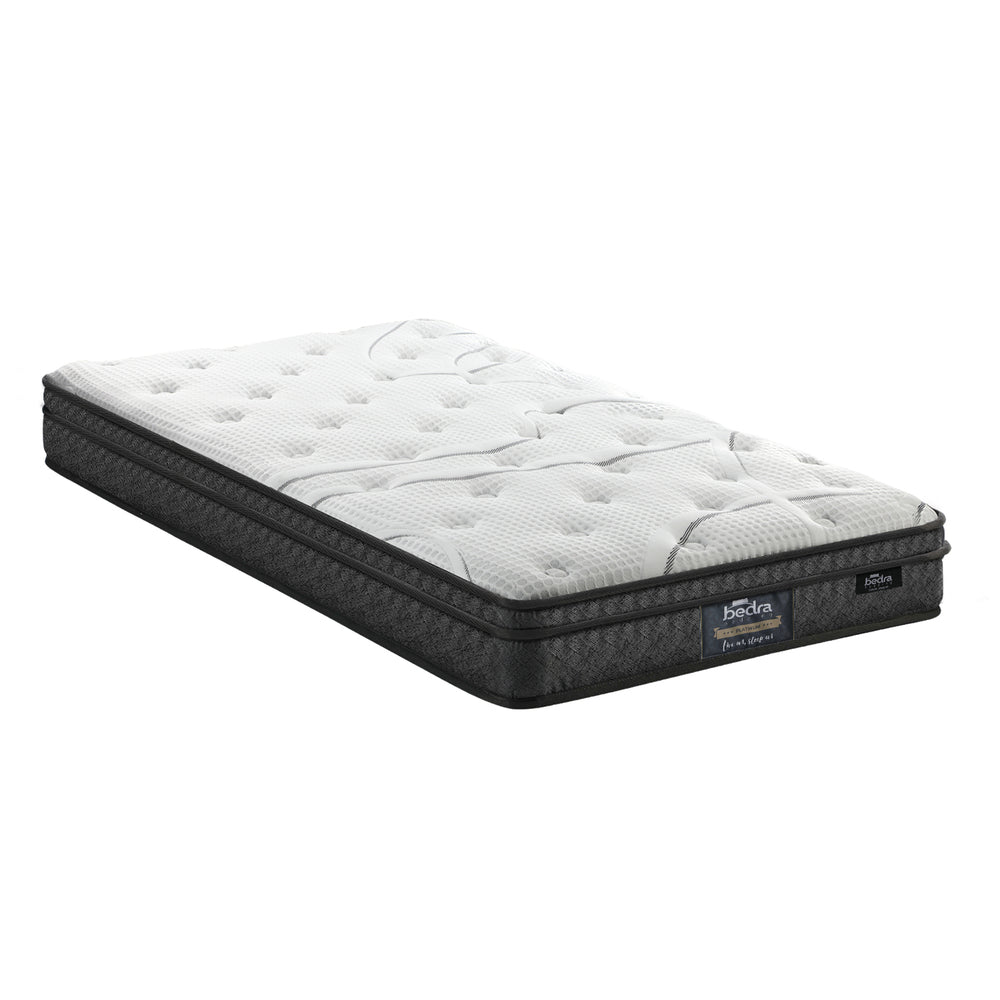 Bedra King Single Mattress Bonnell Spring Tight Top 21CM-Mattress-PEROZ Accessories