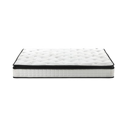 Bedra Queen Mattress 22CM Cool Gel Foam Bonnell Spring with Pillows-Mattress-PEROZ Accessories